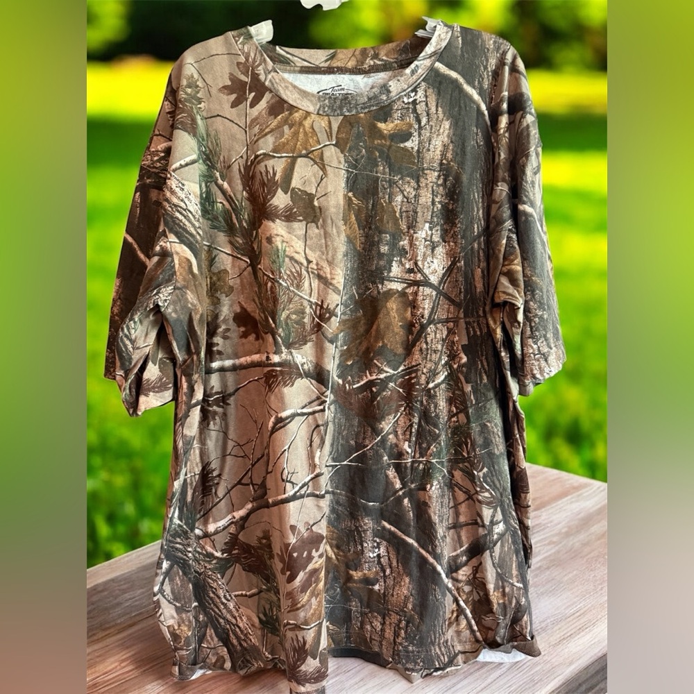 Men’s RealTree Forest Camo Cotton Tee